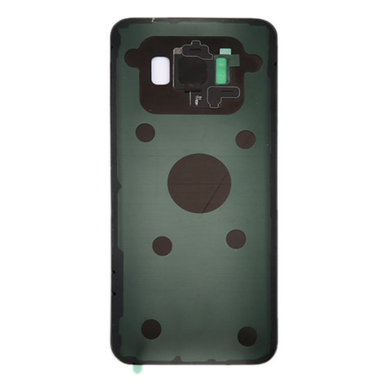 For Galaxy S8+ / G955 Battery Back Cover with Camera Lens Cover & Adhesive (Black)