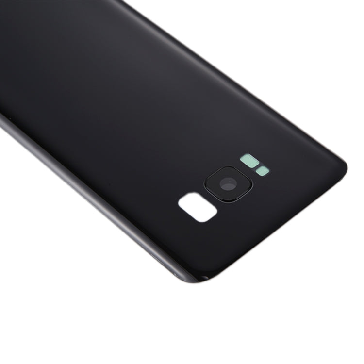 For Galaxy S8+ / G955 Battery Back Cover with Camera Lens Cover & Adhesive (Black)