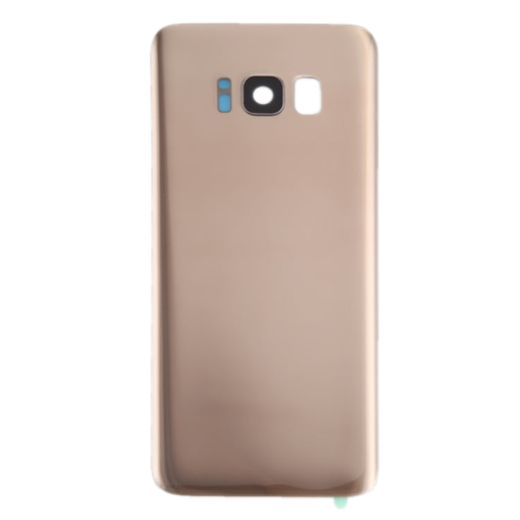 For Galaxy S8+ / G955 Battery Back Cover with Camera Lens Cover & Adhesive (Gold)