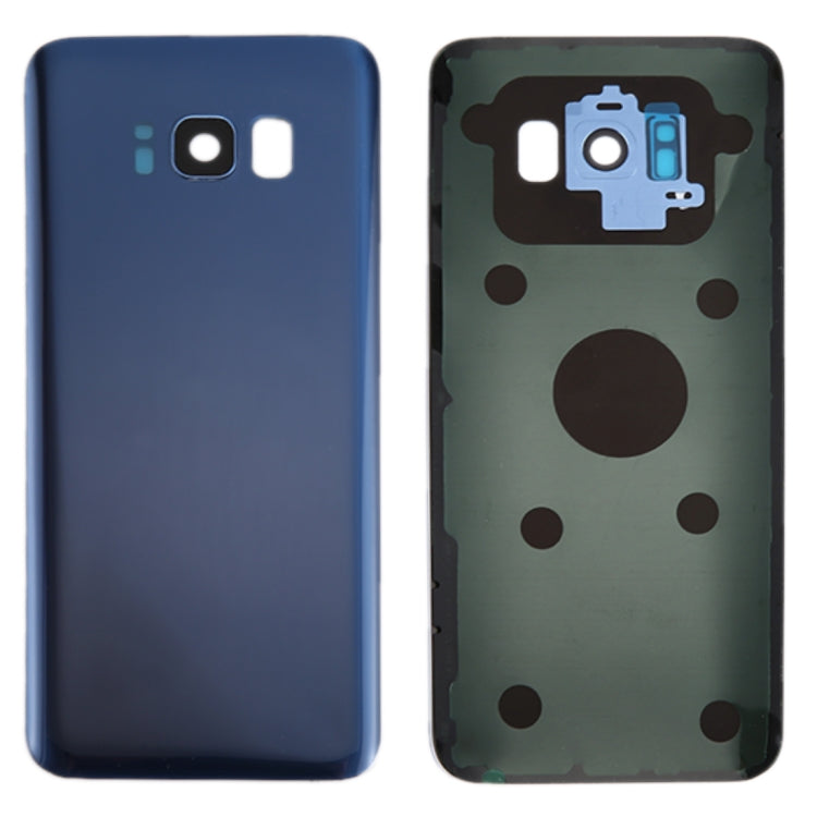 For Galaxy S8+ / G955 Battery Back Cover with Camera Lens Cover & Adhesive (Blue)