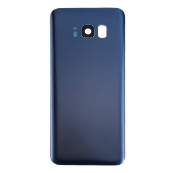 For Galaxy S8+ / G955 Battery Back Cover with Camera Lens Cover & Adhesive (Blue)