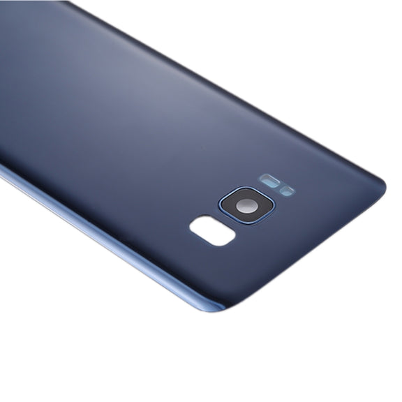 For Galaxy S8+ / G955 Battery Back Cover with Camera Lens Cover & Adhesive (Blue)