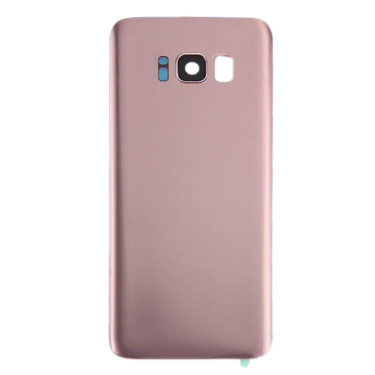 For Galaxy S8+ / G955 Battery Back Cover with Camera Lens Cover & Adhesive (Rose Gold)