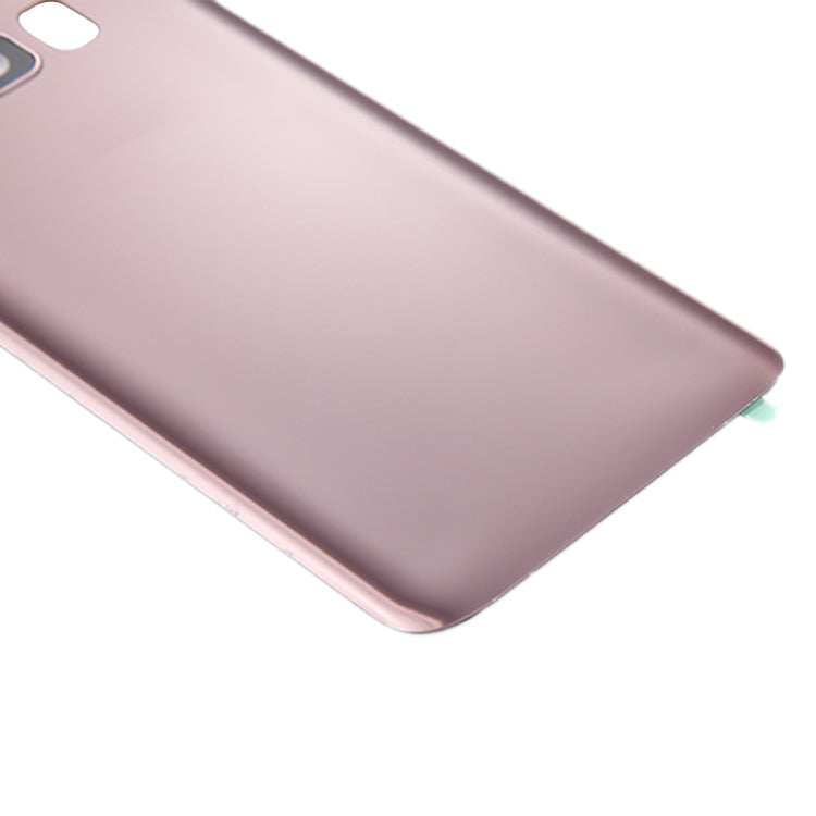 For Galaxy S8+ / G955 Battery Back Cover with Camera Lens Cover & Adhesive (Rose Gold)