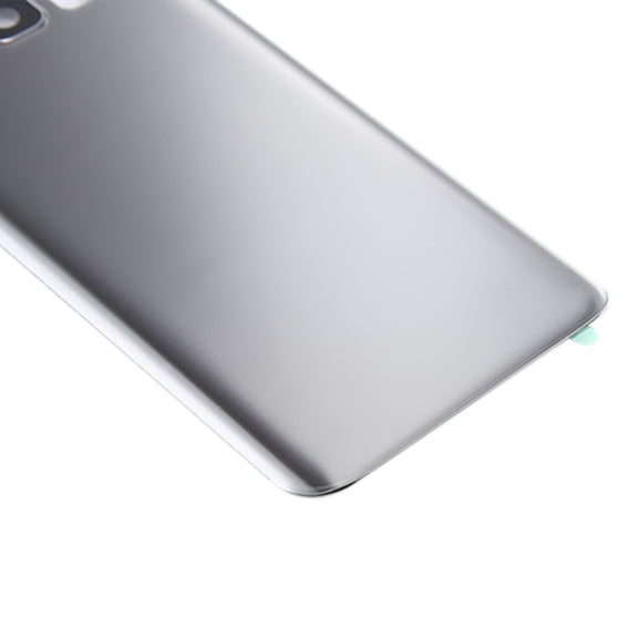 For Galaxy S8+ / G955 Battery Back Cover with Camera Lens Cover & Adhesive (Silver)