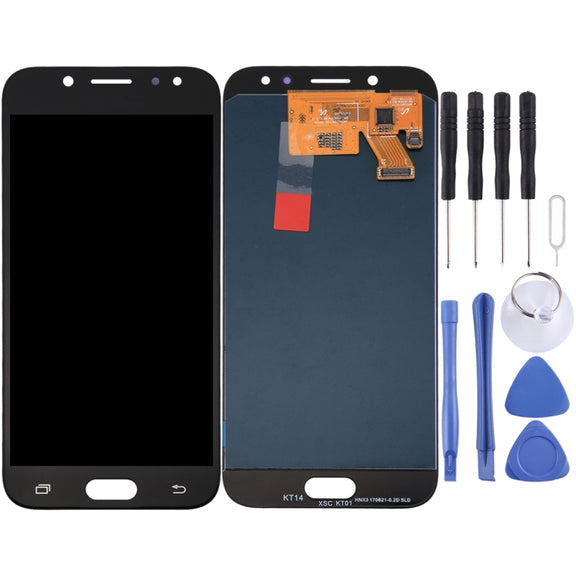 Original Super AMOLED LCD Screen for Galaxy J5 (2017)/J5 Pro 2017, J530F/DS, J530Y/DS with Digitizer Full Assembly (Black)