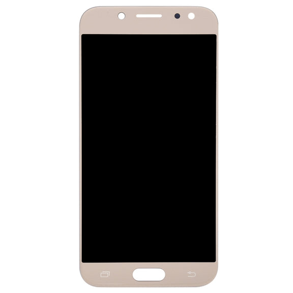 Original Super AMOLED LCD Screen for Galaxy J5 (2017)/J5 Pro 2017, J530F/DS, J530Y/DS with Digitizer Full Assembly (Gold)