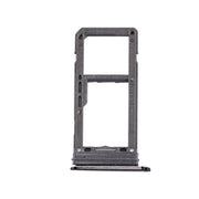 For Galaxy S8 SIM Card Tray + Micro SD Tray (Black)