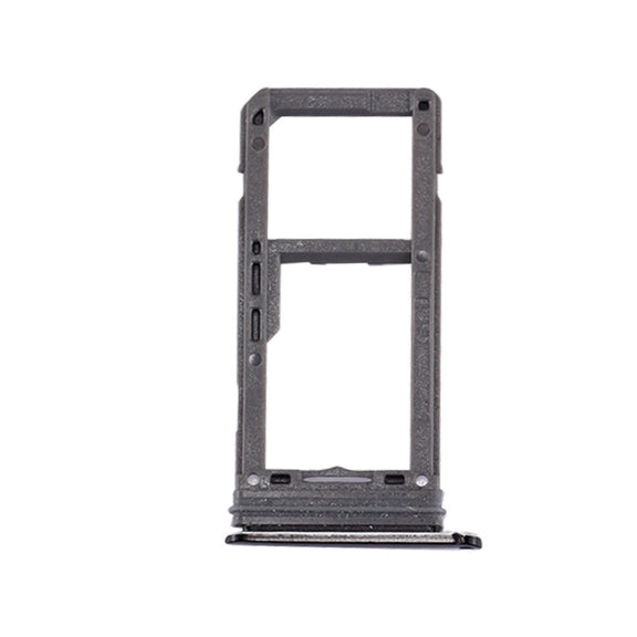 For Galaxy S8 SIM Card Tray + Micro SD Tray (Black)