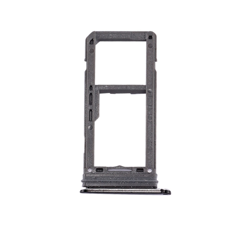 For Galaxy S8 SIM Card Tray + Micro SD Tray (Black)