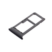 For Galaxy S8 SIM Card Tray + Micro SD Tray (Black)