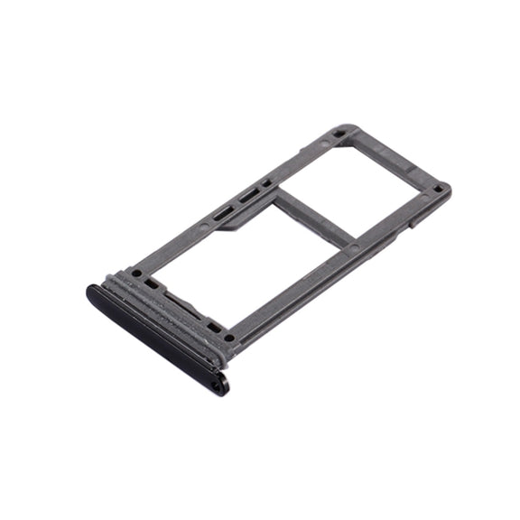 For Galaxy S8 SIM Card Tray + Micro SD Tray (Black)