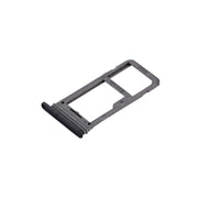 For Galaxy S8 SIM Card Tray + Micro SD Tray (Black)