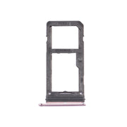 For Galaxy S8 SIM Card Tray + Micro SD Tray (Pink)