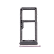 For Galaxy S8 SIM Card Tray + Micro SD Tray (Pink)