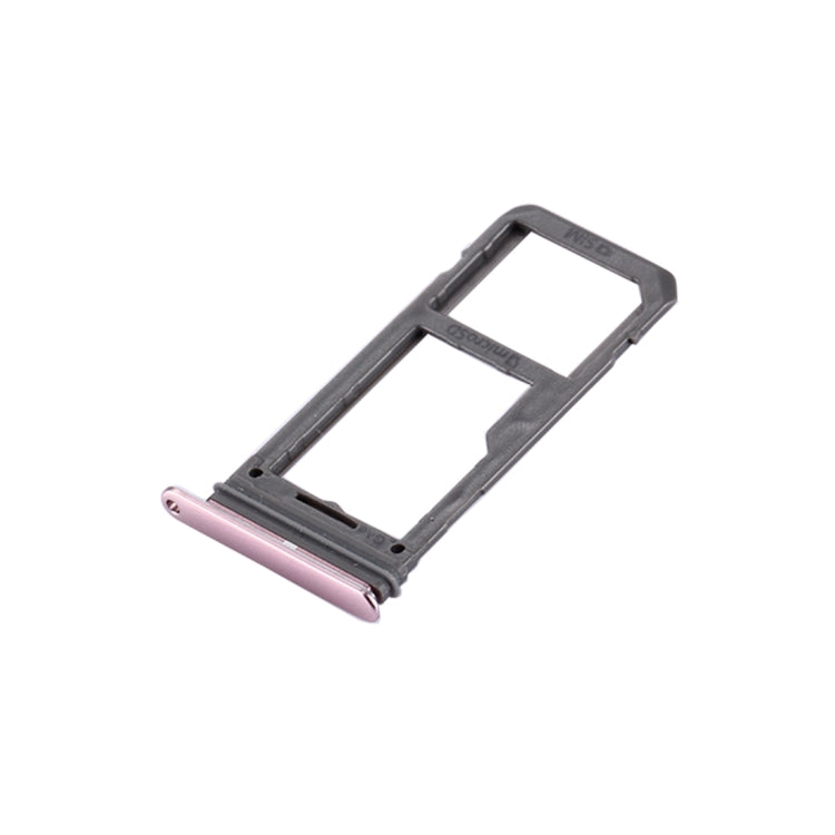 For Galaxy S8 SIM Card Tray + Micro SD Tray (Pink)