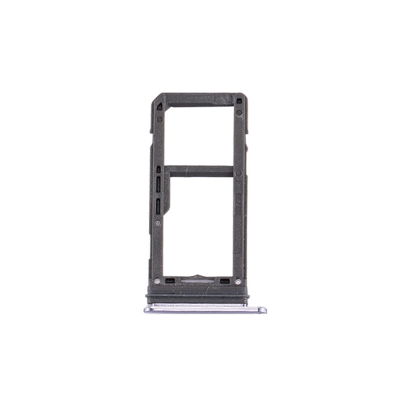 For Galaxy S8 SIM Card Tray + Micro SD Tray (Orchid Gray)
