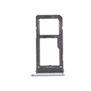 For Galaxy S8 SIM Card Tray + Micro SD Tray (Blue)