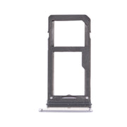 For Galaxy S8 SIM Card Tray + Micro SD Tray (Silver)