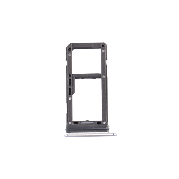 For Galaxy S8 SIM Card Tray + Micro SD Tray (Silver)
