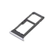 For Galaxy S8 SIM Card Tray + Micro SD Tray (Silver)
