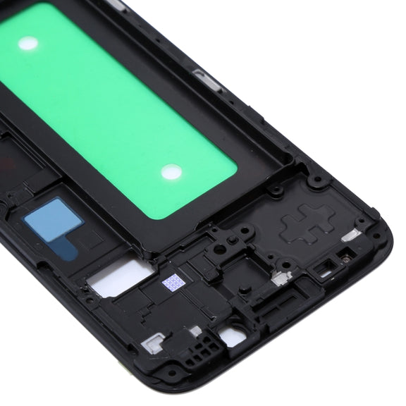 For Galaxy J730  Front Housing LCD Frame Bezel Plate(Black)