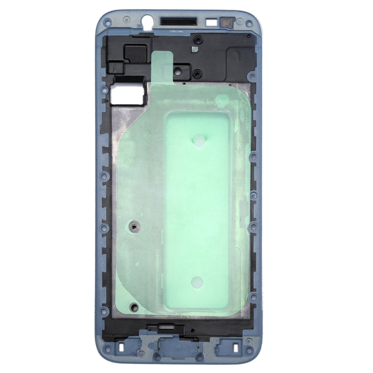 For Galaxy J730  Front Housing LCD Frame Bezel Plate(Blue)