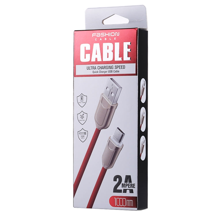 1m 2A USB-C / Type-C to USB 2.0 Data Sync Quick Charger Cable(Blue)