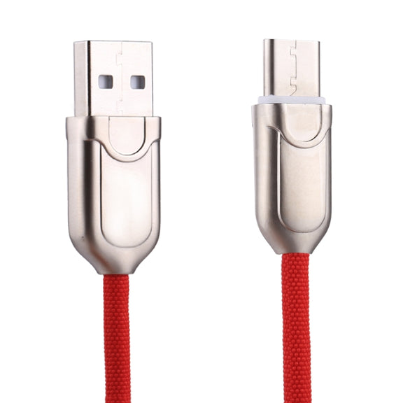 1m 2A USB-C / Type-C to USB 2.0 Data Sync Quick Charger Cable(Red)