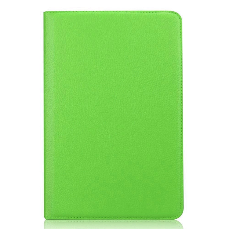 Litchi Texture Horizontal Flip 360 Degrees Rotation Leather Case for Galaxy Tab S4 10.5 T830 / T835, with Holder (Green)
