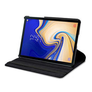 Litchi Texture Horizontal Flip 360 Degrees Rotation Leather Case for Galaxy Tab S4 10.5 T830 / T835, with Holder (Green)