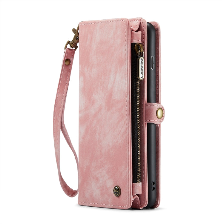 For Samsung Galaxy S10+ CaseMe-008 Detachable Multifunctional Flip Leather Phone Case(Pink)