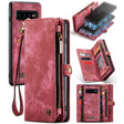 For Samsung Galaxy S10+ CaseMe-008 Detachable Multifunctional Flip Leather Phone Case(Red) - free shipping - PMC Jewellery - Order now!