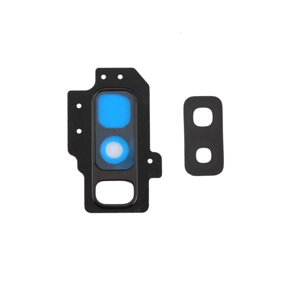 For Galaxy S9+ / G9650 10pcs Camera Lens Cover (Black)