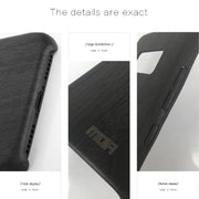 MOFI for Galaxy S8 Wood Texture TPU Protective Back Cover Case(Brown)