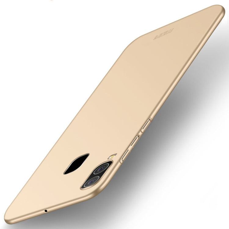 MOFI Frosted PC Ultra-thin Full Coverage Case for Galaxy A30 (Gold)