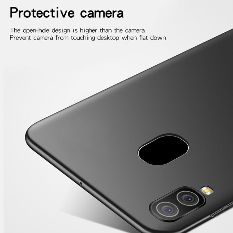MOFI Frosted PC Ultra-thin Full Coverage Case for Galaxy A30 (Gold)