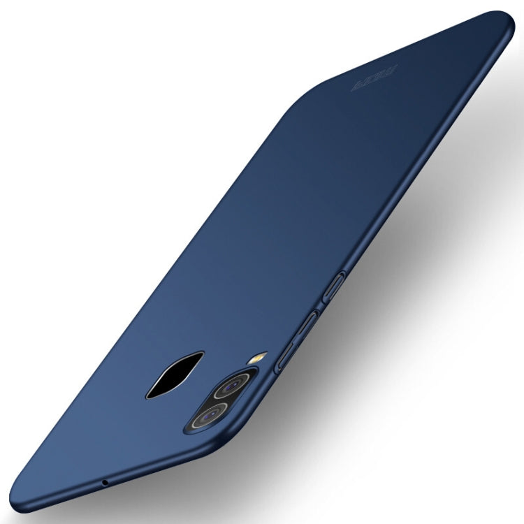 MOFI Frosted PC Ultra-thin Full Coverage Case for Galaxy A30 (Blue)