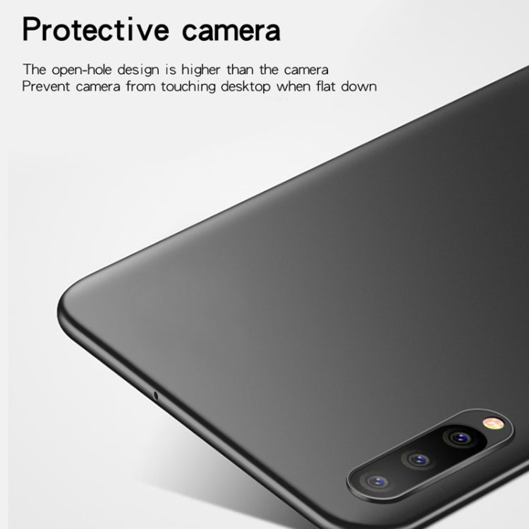 MOFI Frosted PC Ultra-thin Full Coverage Case for Galaxy A50 (Black)