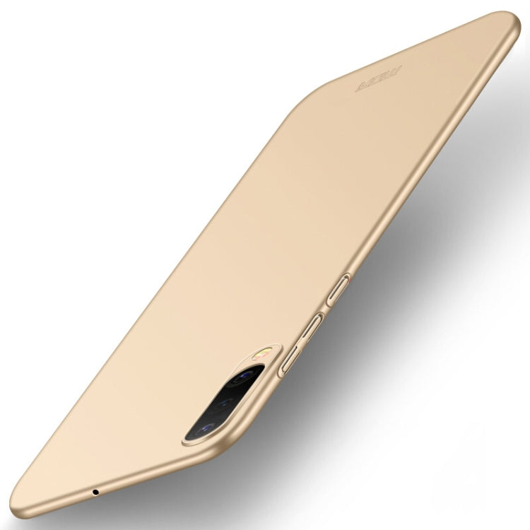 MOFI Frosted PC Ultra-thin Full Coverage Case for Galaxy A50 (Gold)