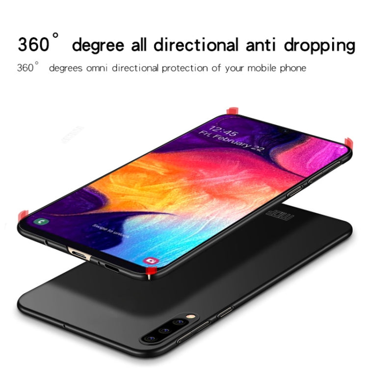 MOFI Frosted PC Ultra-thin Full Coverage Case for Galaxy A50 (Gold)