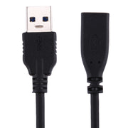 USB 3.0 Male to USB-C / Type-C 3.1 Female Adapter Cable, Cable Length: About 20cm(Black)