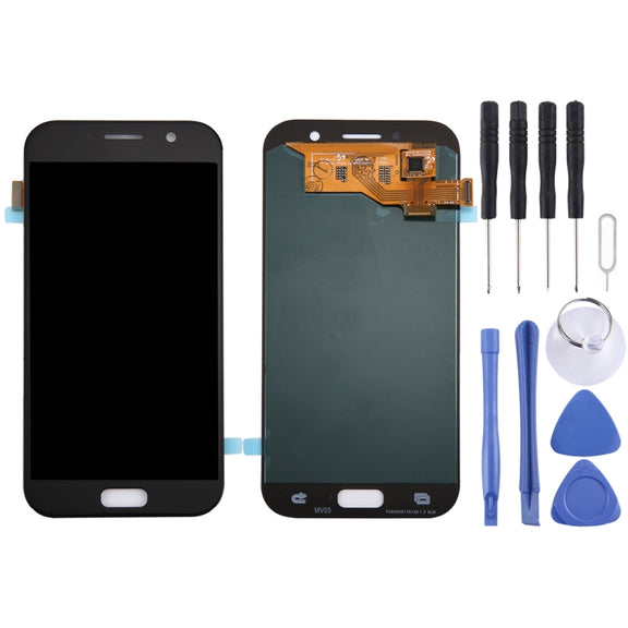 Original LCD Display + Touch Panel for Galaxy A5 (2017) / A520, A520F, A520F/DS, A520K, A520L, A520S(Black)