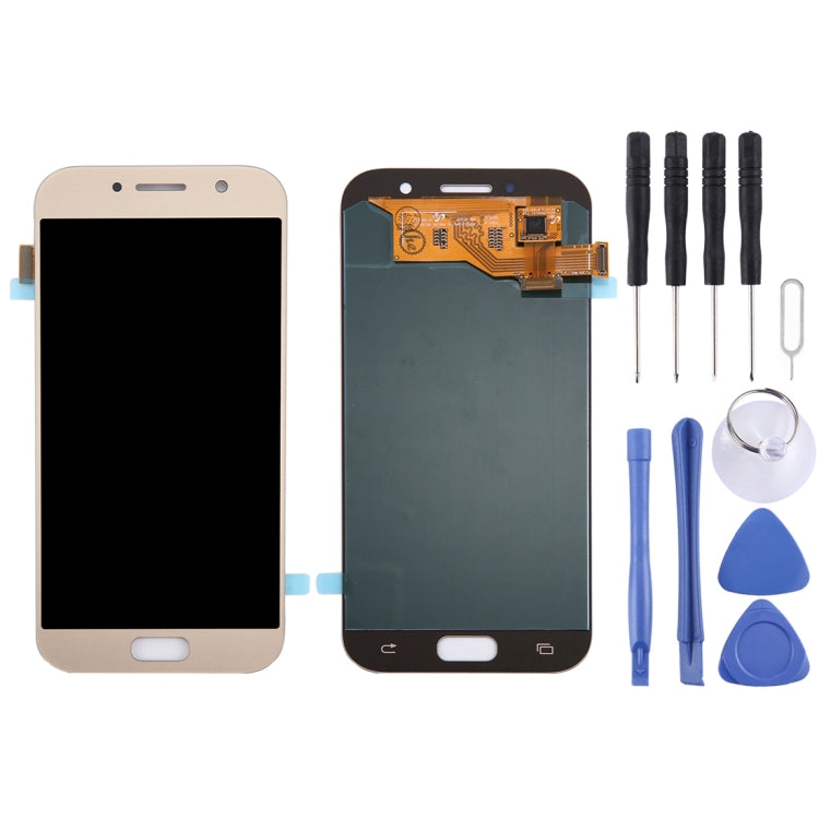 Original LCD Display + Touch Panel for Galaxy A5 (2017) / A520, A520F, A520F/DS, A520K, A520L, A520S(Gold)