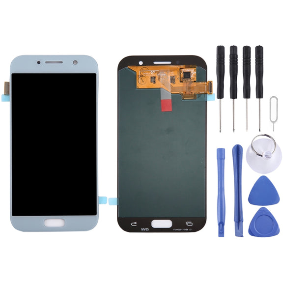 Original LCD Display + Touch Panel for Galaxy A5 (2017) / A520, A520F, A520F/DS, A520K, A520L, A520S(Blue)