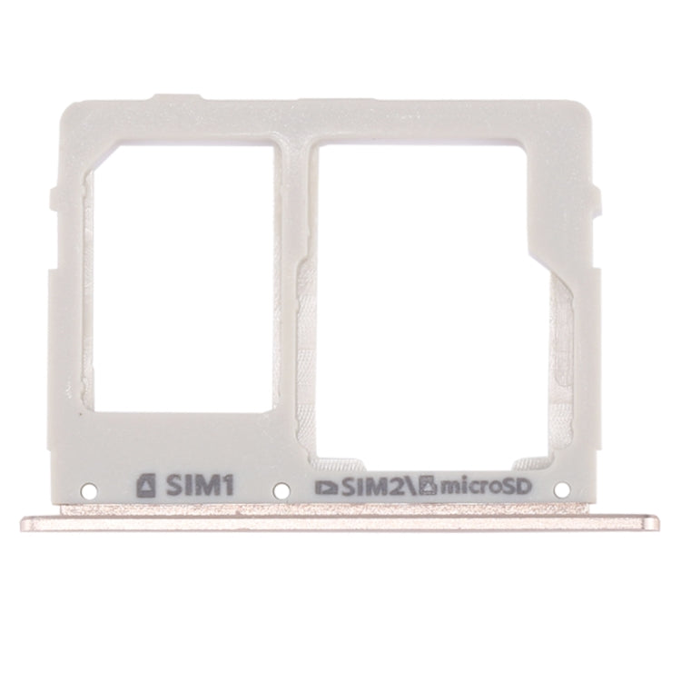 For Galaxy C7 Pro / C7010 & C5 Pro / C5010 SIM Card Tray + SIM / Micro SD Card Tray (Gold)