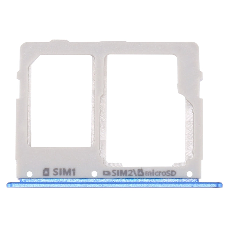 For Galaxy C7 Pro / C7010 & C5 Pro / C5010 SIM Card Tray + SIM / Micro SD Card Tray (Blue)