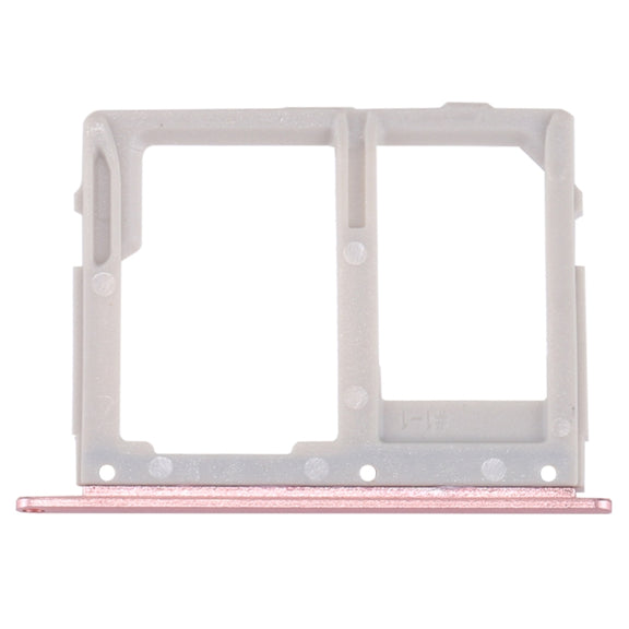 For Galaxy C7 Pro / C7010 & C5 Pro / C5010 SIM Card Tray + SIM / Micro SD Card Tray (Rose Gold)
