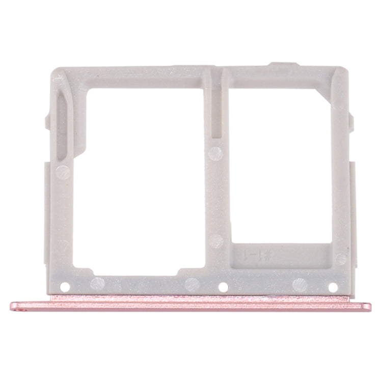 For Galaxy C7 Pro / C7010 & C5 Pro / C5010 SIM Card Tray + SIM / Micro SD Card Tray (Rose Gold)