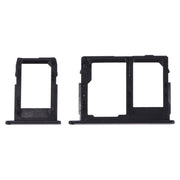 SIM Card Tray + Micro SD Card Tray for Galaxy J3 (2017) Single SIM / J330 & J5 (2017) Single SIM / J530 & J7 (2017) Single SIM / J730 (Black)